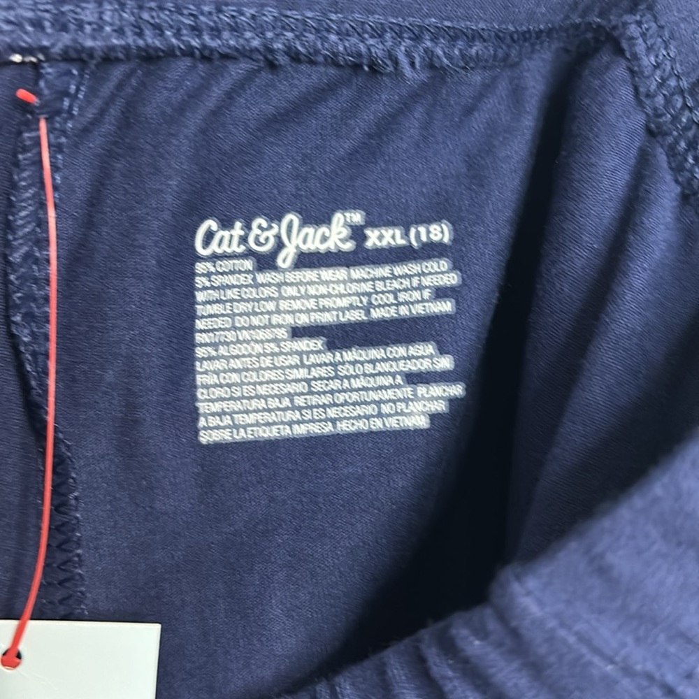 5 for $20! Cat and Jack Navy Shorts Size XXL 18 - Picture 3 of 4